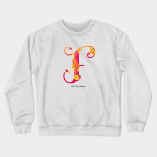 F initial Crewneck Sweatshirt